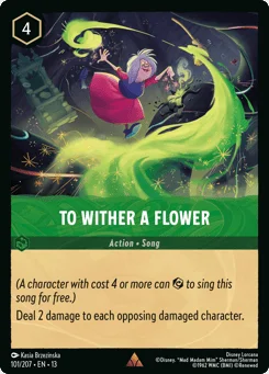 To Wither a Flower