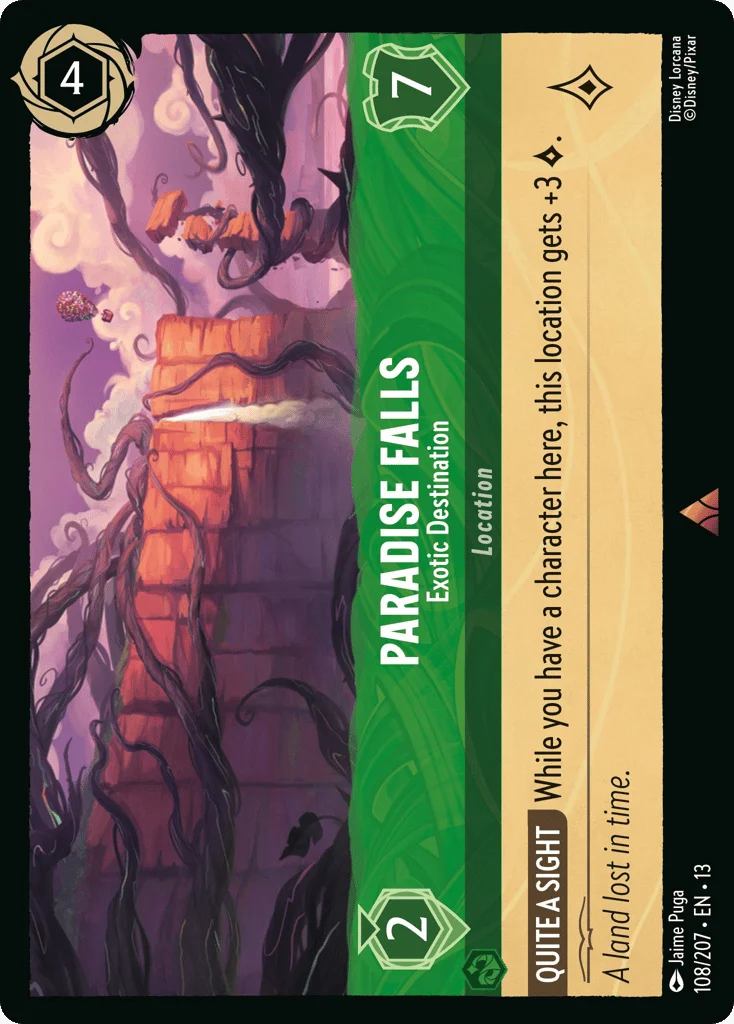 Paradise Falls - Exotic Destination · Attack of the Vine!
