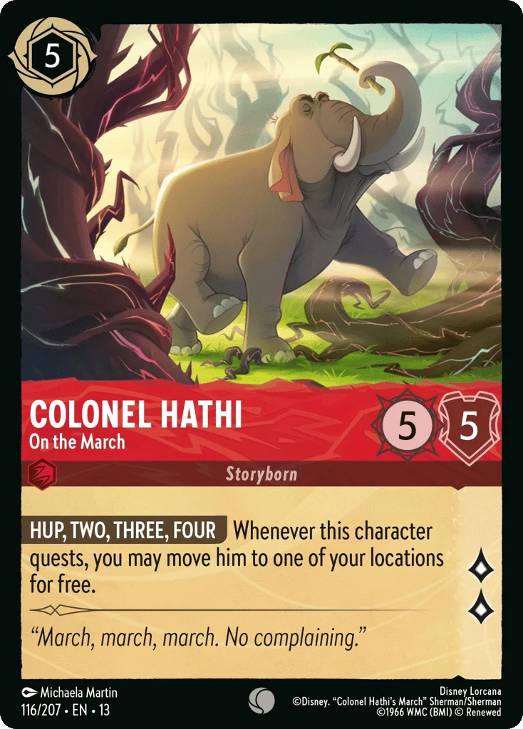 Colonel Hathi - On the March · Attack of the Vine!