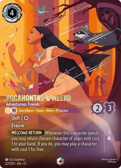 Pocahontas & Meeko - Adventurous Friends