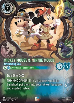 Mickey Mouse & Minnie Mouse - Adventuring Duo
