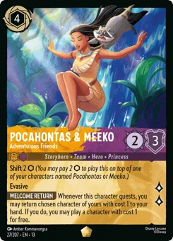 Pocahontas & Meeko - Adventurous Friends