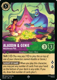 Aladdin & Genie - Mischievous Pals