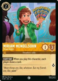Miriam Mendelsohn - Ticket Holder