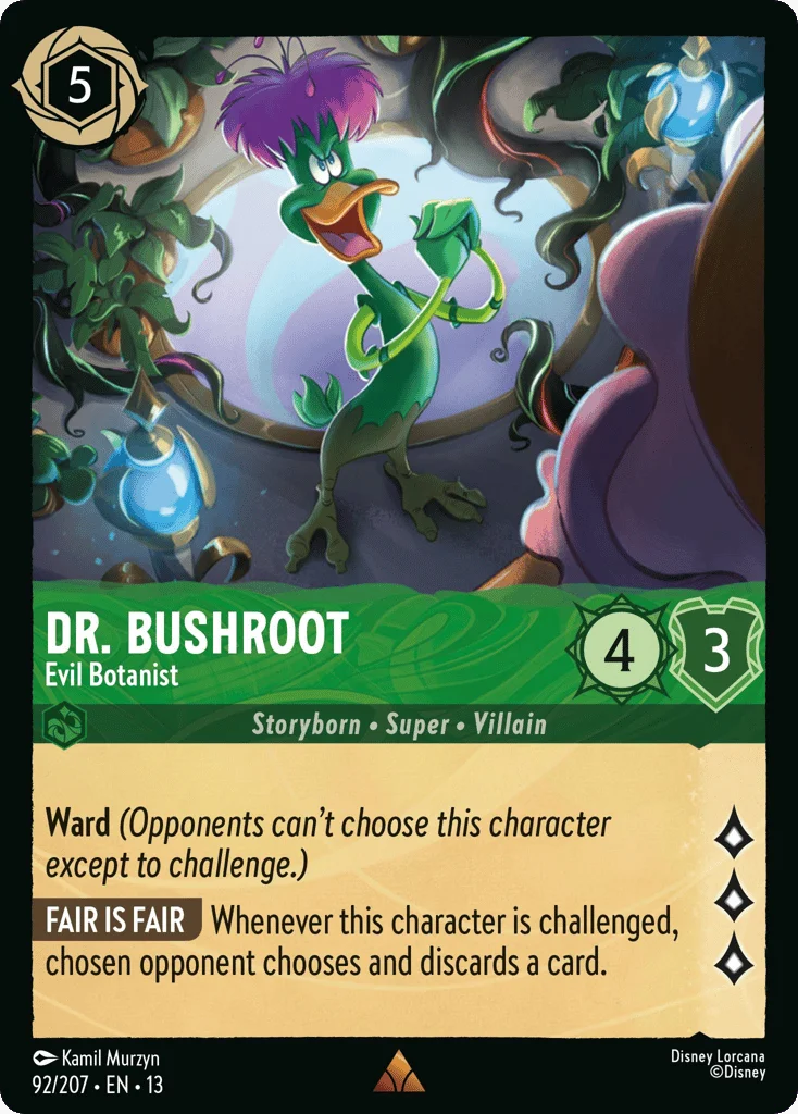 Dr. Bushroot - Evil Botanist · Attack of the Vine!