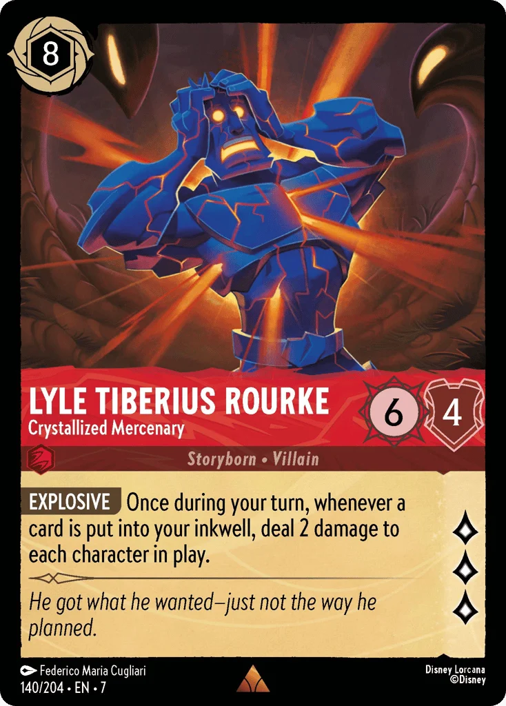 Lyle Tiberius Rourke - Crystallized Mercenary · Archazia's Island