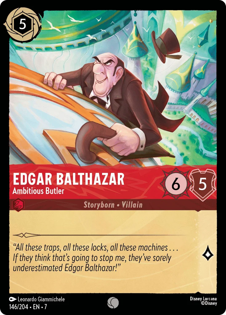 Edgar Balthazar - Ambitious Butler · Archazia's Island