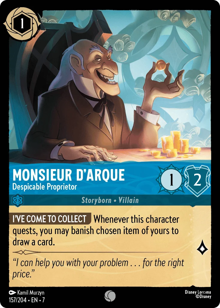 Monsieur D'Arque - Despicable Proprietor · Archazia's Island
