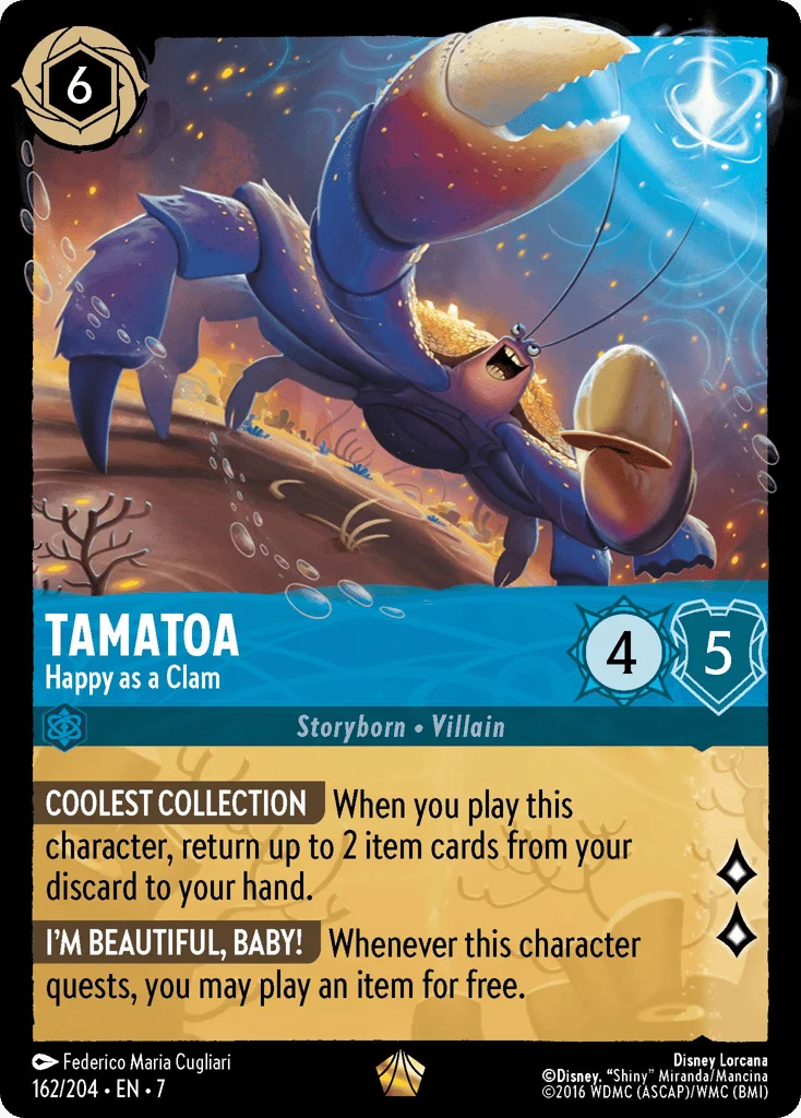 Tamatoa - Happy as a Clam · Archazia's Island