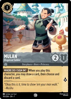 Mulan - Disguised Soldier
