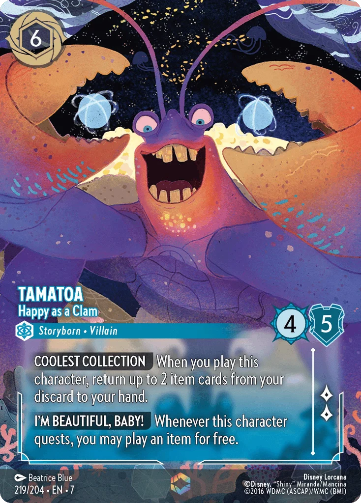 Tamatoa - Happy as a Clam · Archazia's Island
