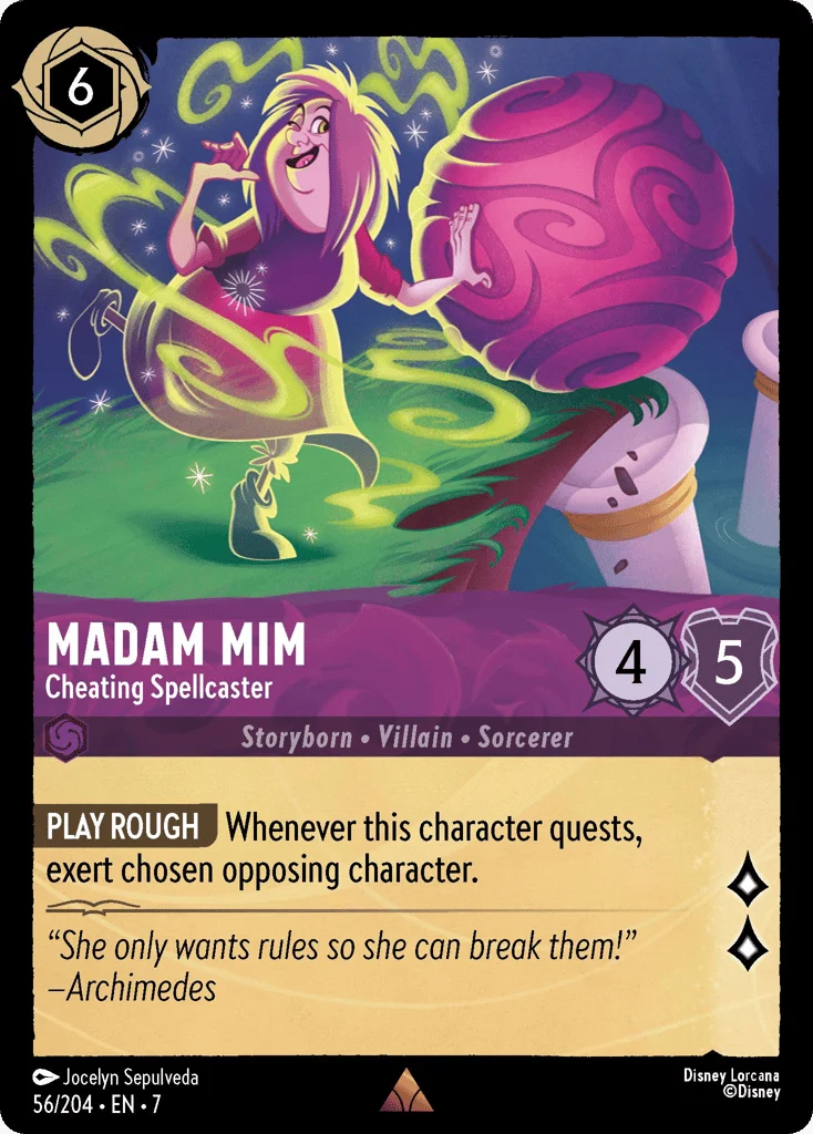 Madam Mim - Cheating Spellcaster · Archazia's Island