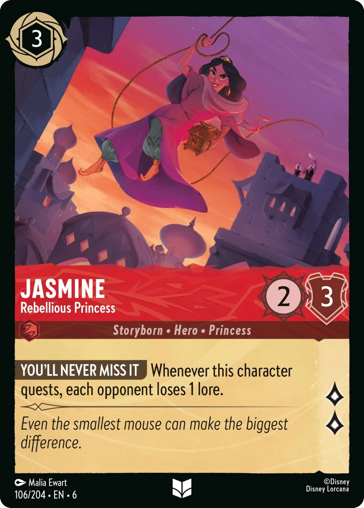 Jasmine - Rebellious Princess · Azurite Sea