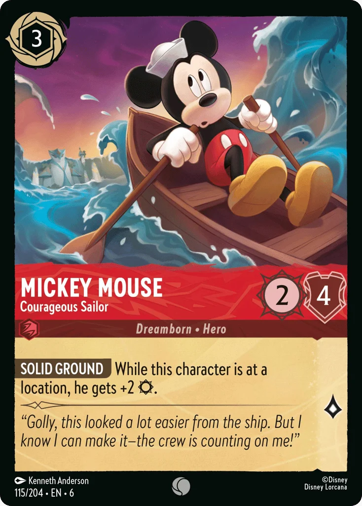 Mickey Mouse - Courageous Sailor · Azurite Sea