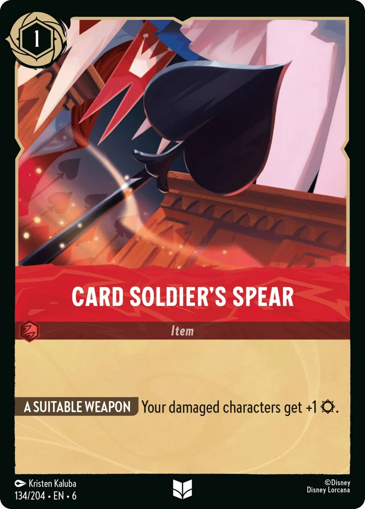 Card Soldier's Spear · Azurite Sea