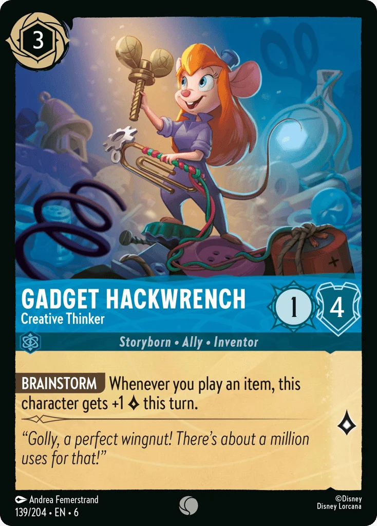 Gadget Hackwrench - Creative Thinker · Azurite Sea