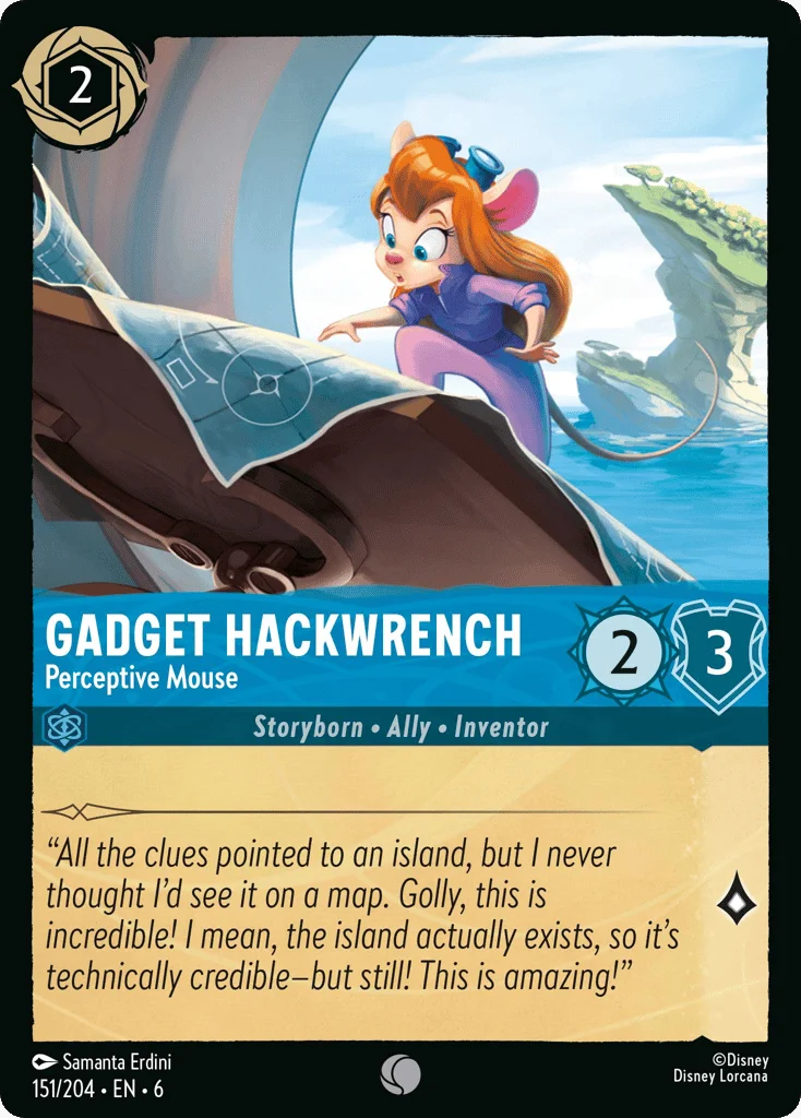 Gadget Hackwrench - Perceptive Mouse · Azurite Sea