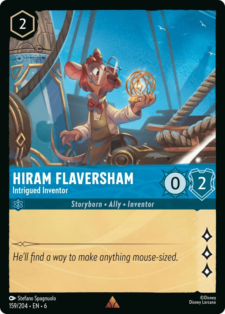 Hiram Flaversham - Intrigued Inventor · Azurite Sea