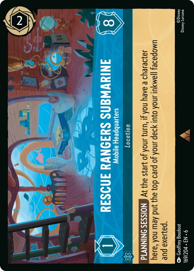 Rescue Rangers Submarine - Mobile Headquarters · Azurite Sea
