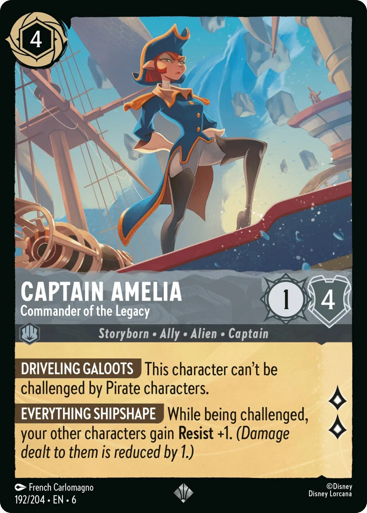 Captain Amelia - Commander of the Legacy · Azurite Sea