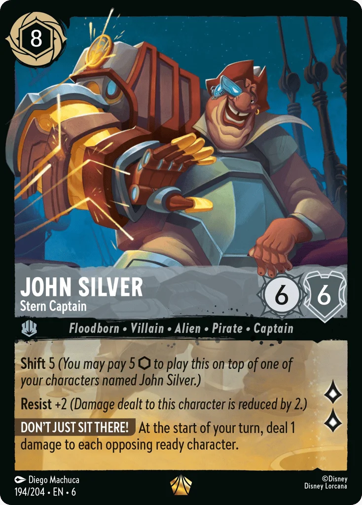 John Silver - Stern Captain · Azurite Sea