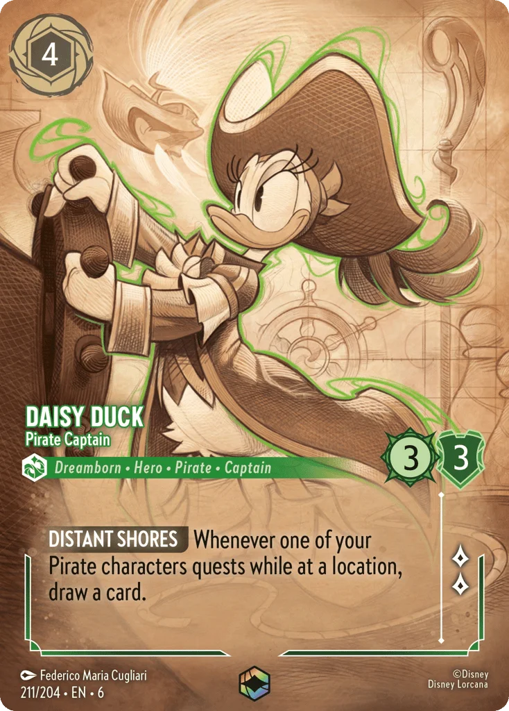 Daisy Duck - Pirate Captain · Azurite Sea