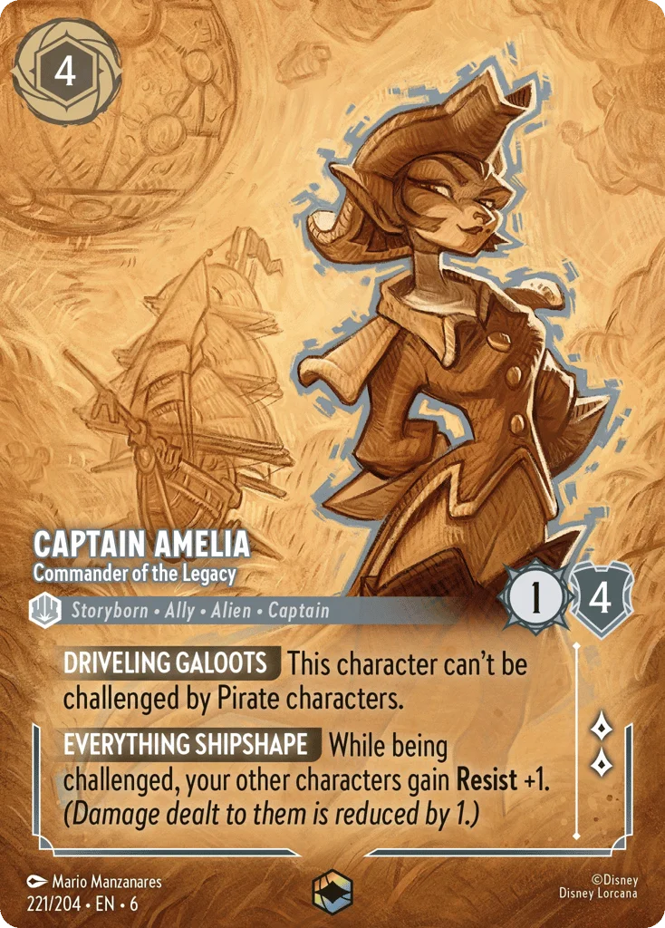 Captain Amelia - Commander of the Legacy · Azurite Sea