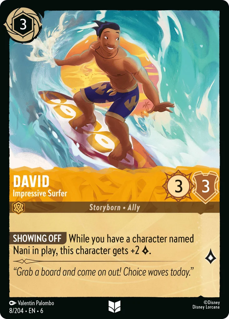 David - Impressive Surfer · Azurite Sea
