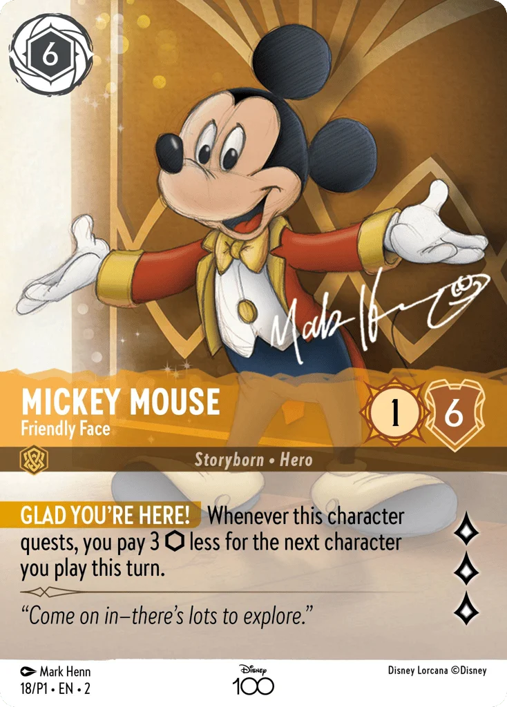 Mickey Mouse - Friendly Face · Disney100