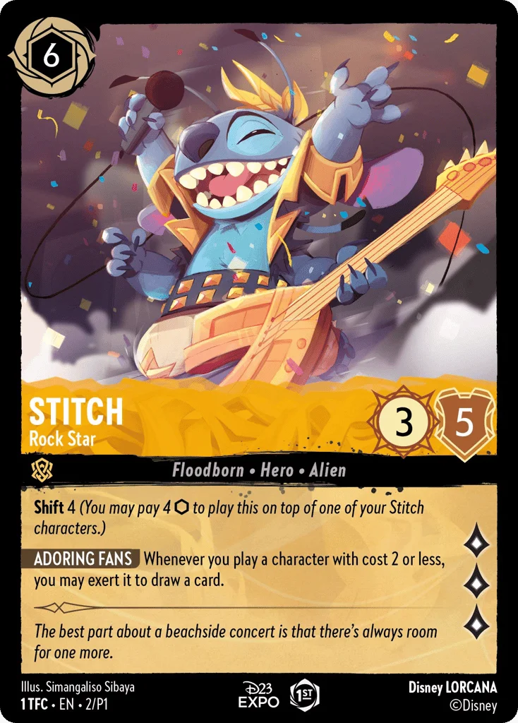 Stitch - Rock Star · D23 Promos