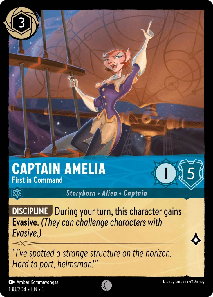Captain Amelia - First in Command · Into the Inklands