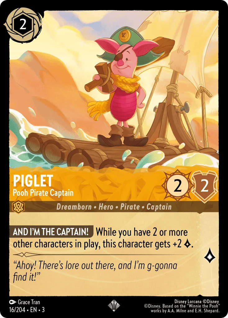 Piglet - Pooh Pirate Captain · Into the Inklands