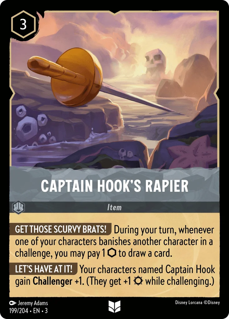 Captain Hook's Rapier · Into the Inklands