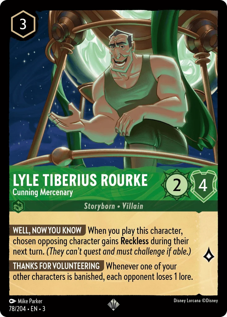 Lyle Tiberius Rourke - Cunning Mercenary · Into the Inklands