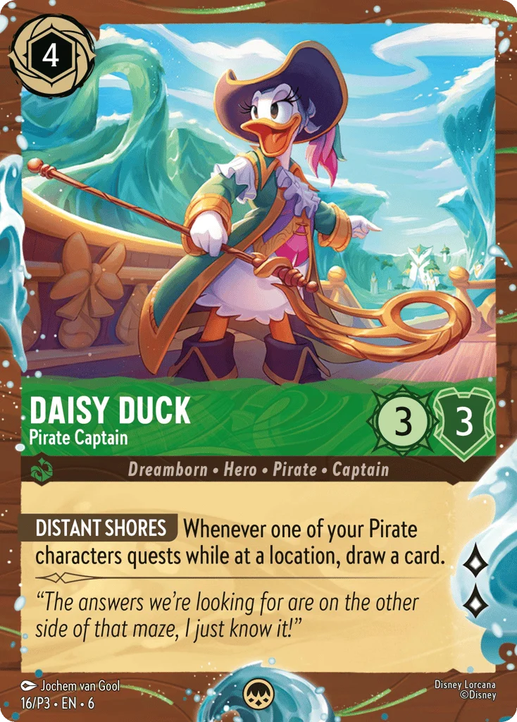 Daisy Duck - Pirate Captain · Promo Expansion 3