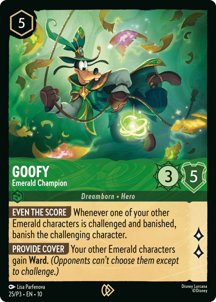 Goofy - Emerald Champion · Promo Expansion 3