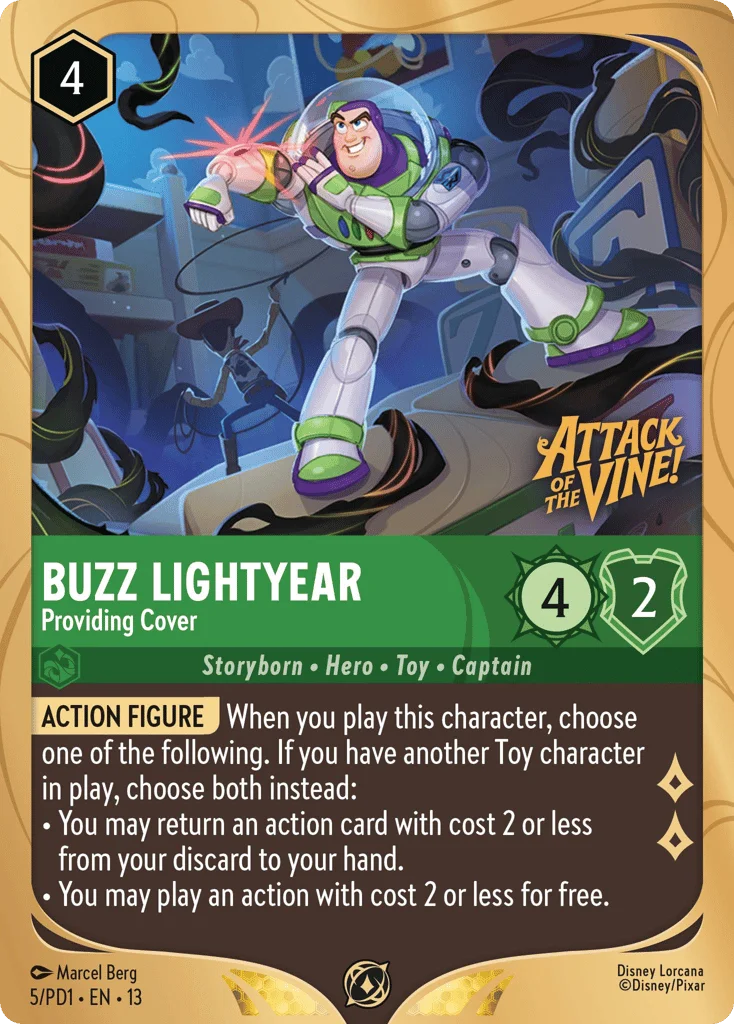 Buzz Lightyear - Providing Cover · Product Series 1