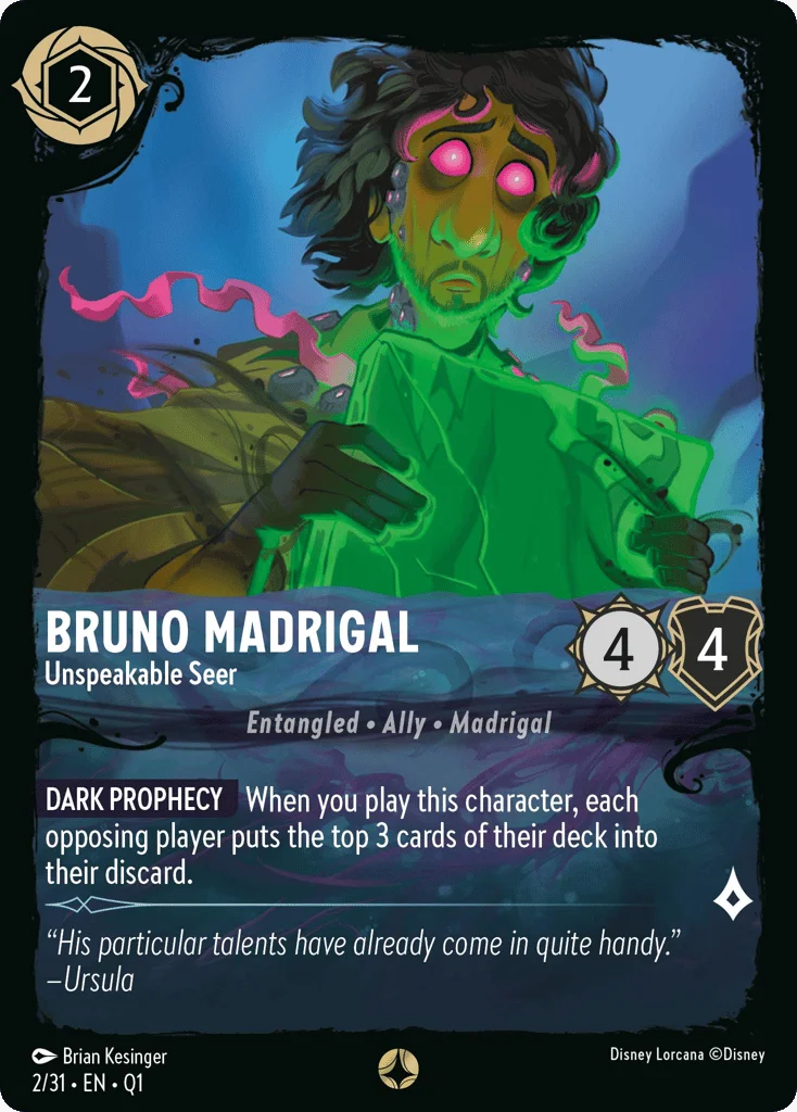 Bruno Madrigal - Unspeakable Seer · Deep Trouble
