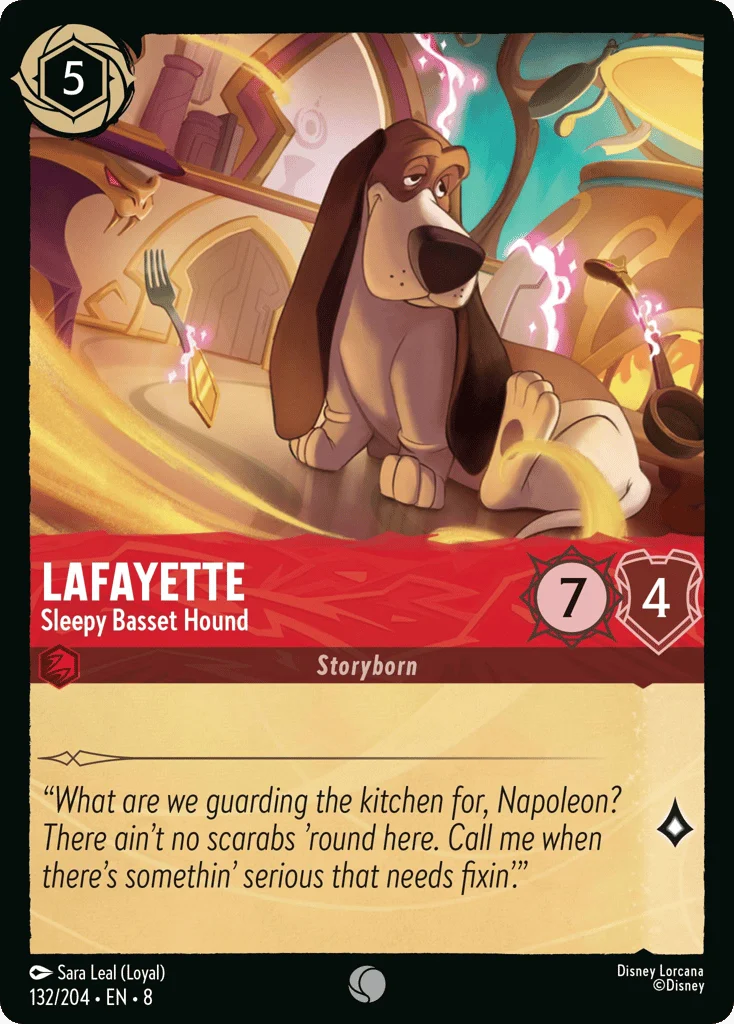 Lafayette - Sleepy Basset Hound · Reign of Jafar