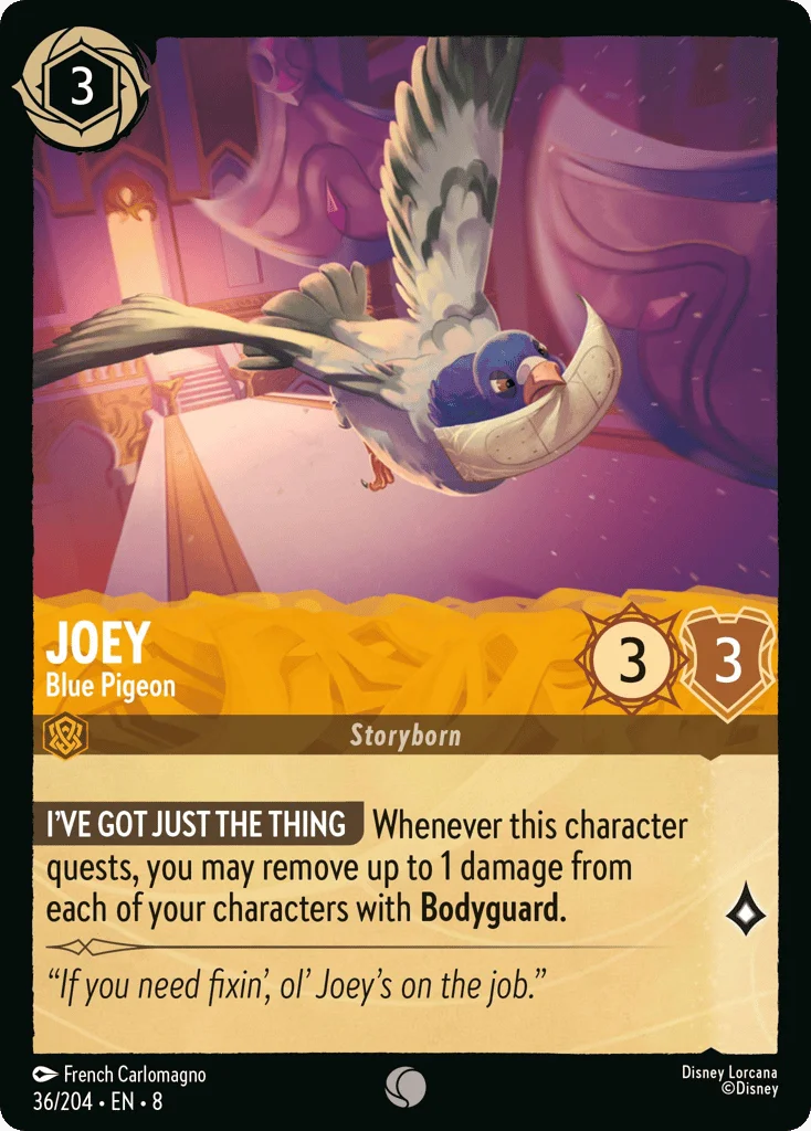 Joey - Blue Pigeon · Reign of Jafar