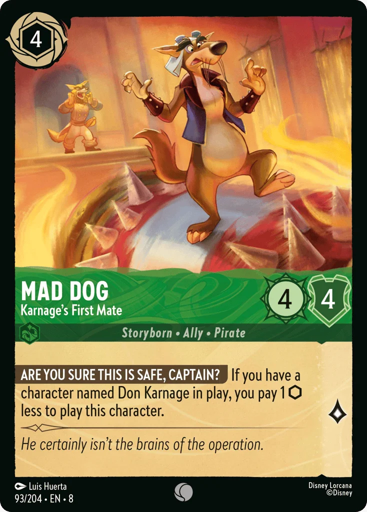 Mad Dog - Karnage's First Mate · Reign of Jafar