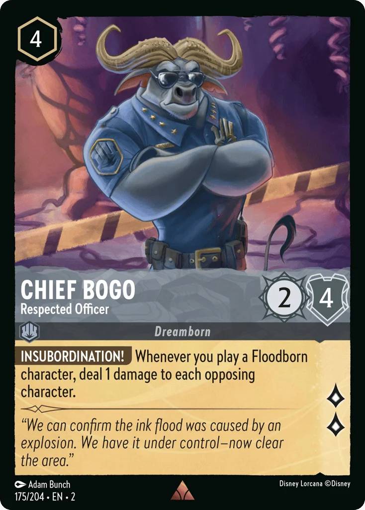 Chief Bogo - Respected Officer · Rise of the Floodborn