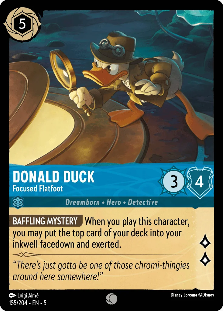 Donald Duck - Focused Flatfoot · Shimmering Skies