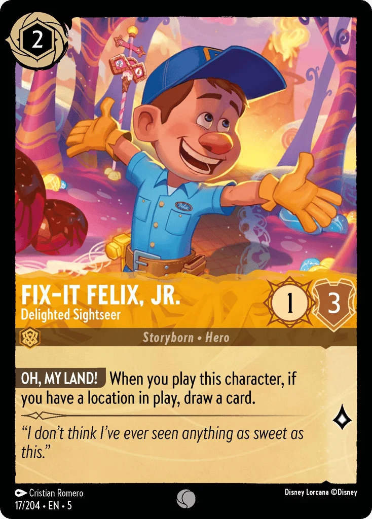 Fix-It Felix, Jr. - Delighted Sightseer · Shimmering Skies