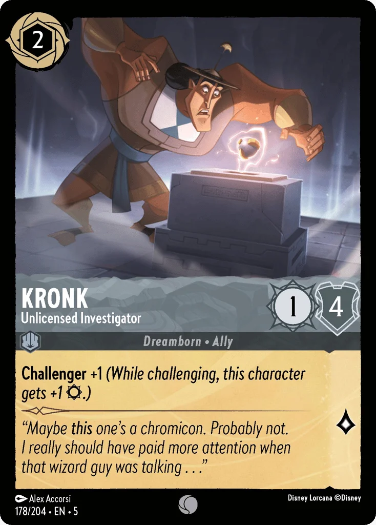 Kronk - Unlicensed Investigator · Shimmering Skies