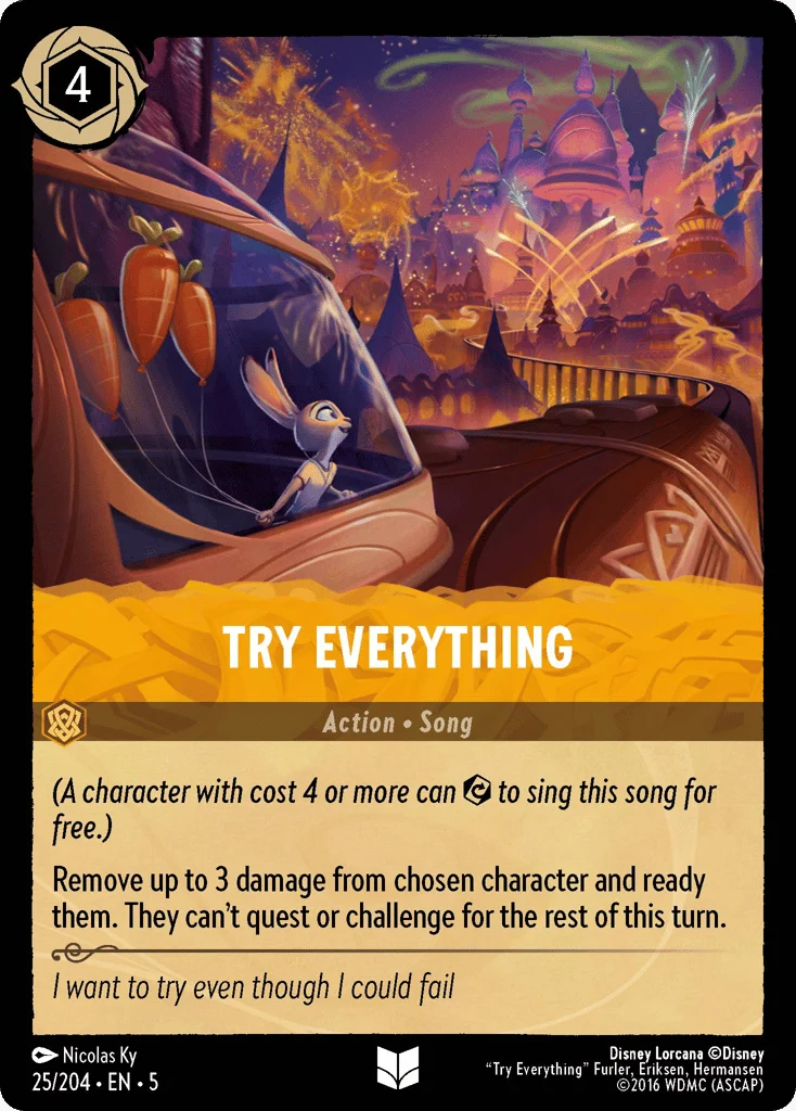 Try Everything · Shimmering Skies