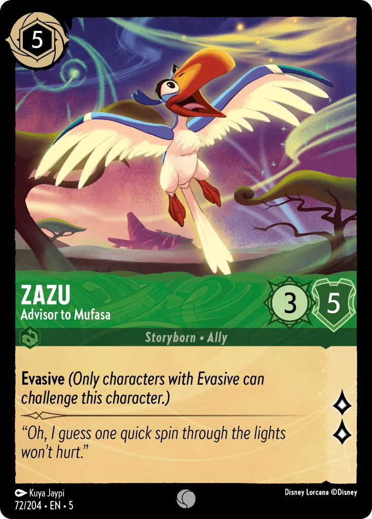 Zazu - Advisor to Mufasa · Shimmering Skies
