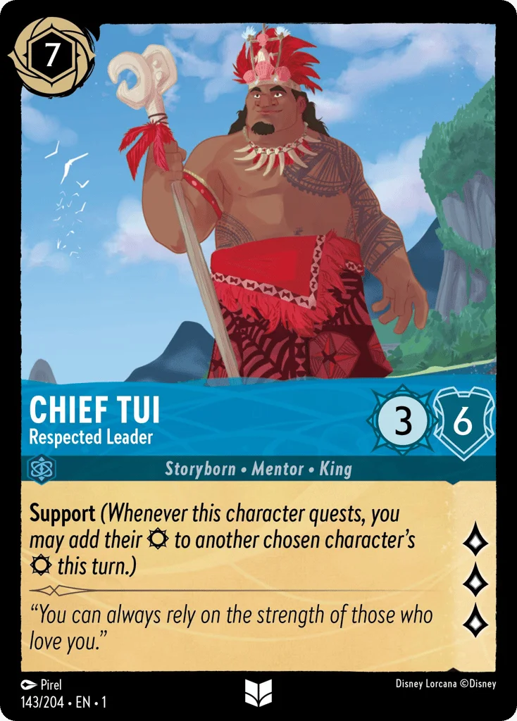 Chief Tui - Respected Leader · The First Chapter