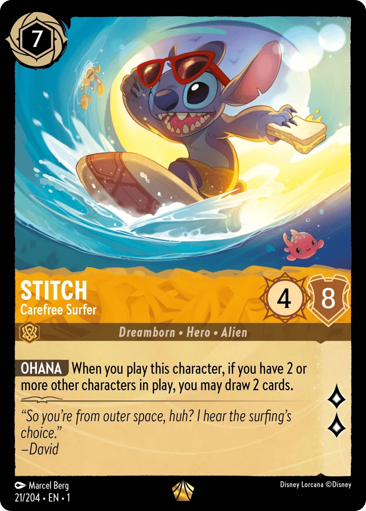 Stitch - Carefree Surfer · The First Chapter