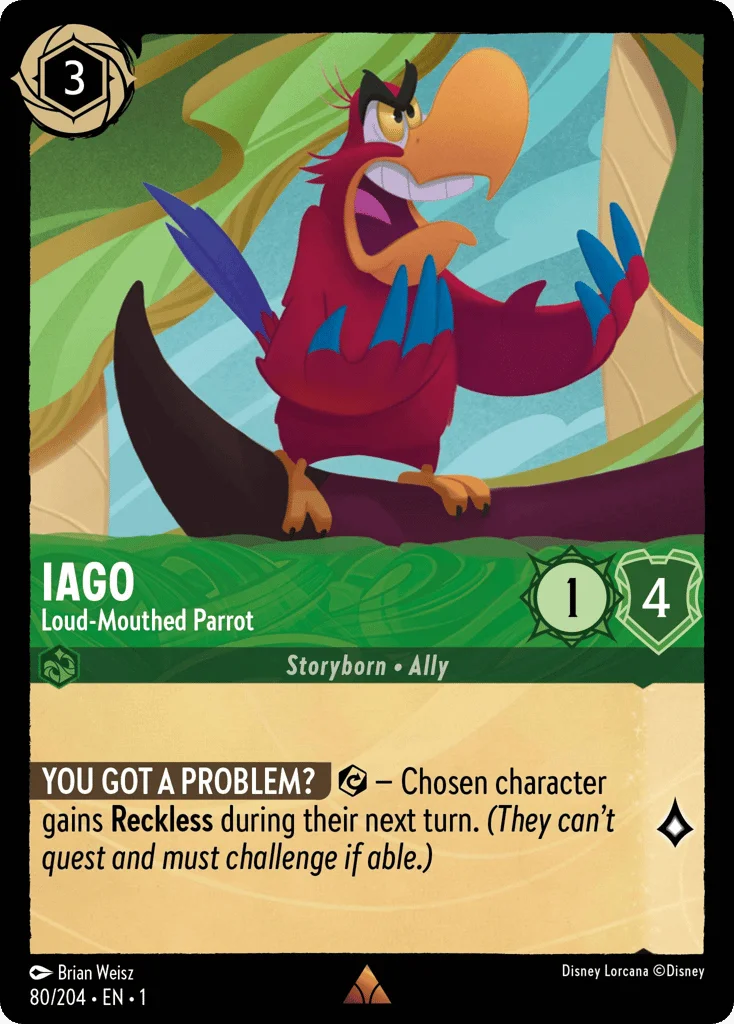Iago - Loud-Mouthed Parrot · The First Chapter